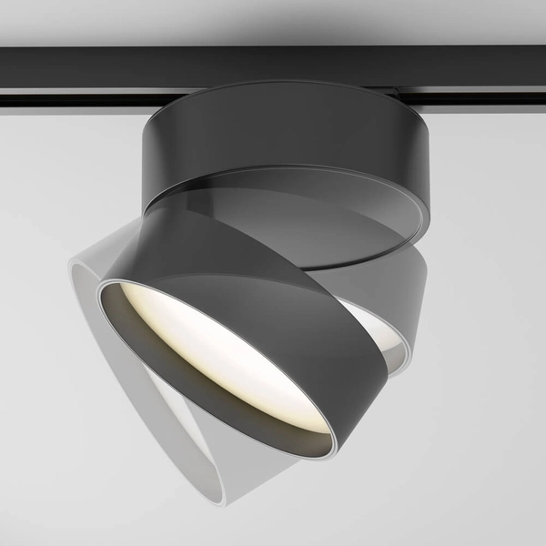 Regulowana lampa do szynoprzewodu ONDA TR007-1-18W3K-B LED 18W 3000K czarna