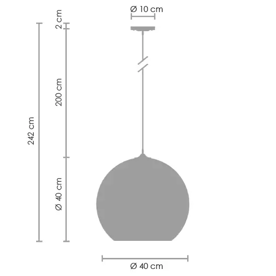 Lampa wisząca do salonu Glow ST-9021 COPPER Step kulista mirror miedziana