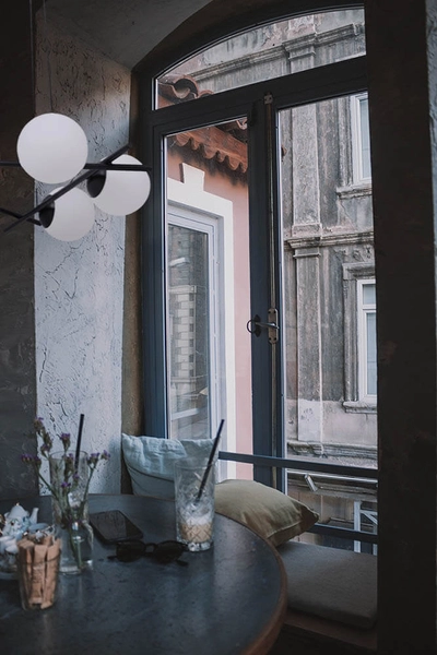 Lampa wisząca Arton K-4967 bubbles do jadalni biała czarna