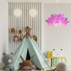 Wisząca lampa FARFALLA LP-3439/1P dark pink dziecięca zwis motyle różowe