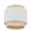 Wisząca lampa okrągła Boho 5653 TK Lighting naturalny biały słomkowy