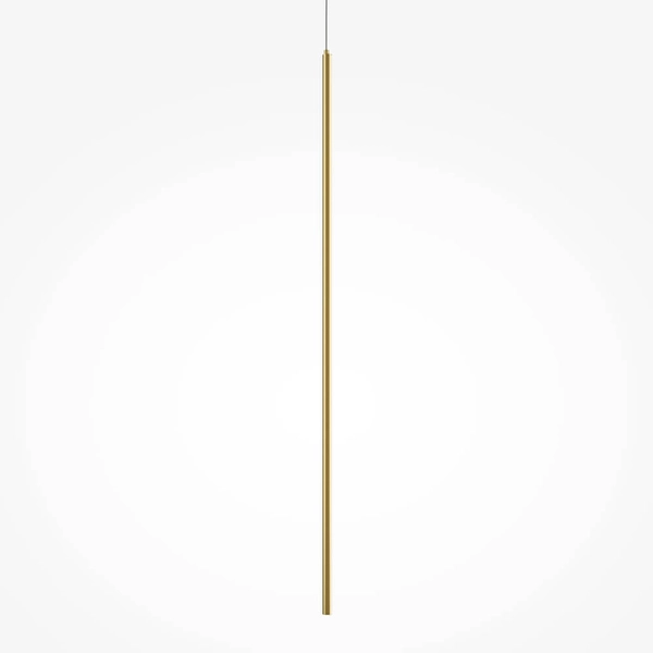 Jadalniana lampa wisząca Halo MOD246PL-L24BSK1 LED 15W 3000K tubka mosiądz