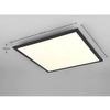 Kwadratowa lampa sufitowa Beta R67664532 LED 18W 2700-6500K czarny