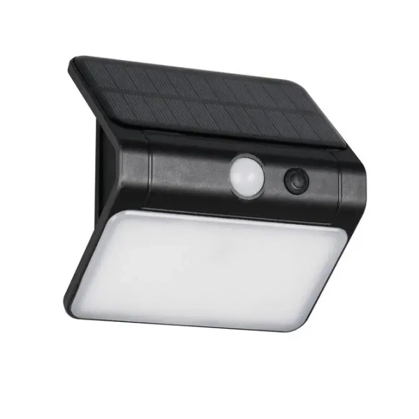 Elewacyjny kinkiet z czujnikiem OLINDA R23156102 LED 2,5W 4000K IP44 czarny