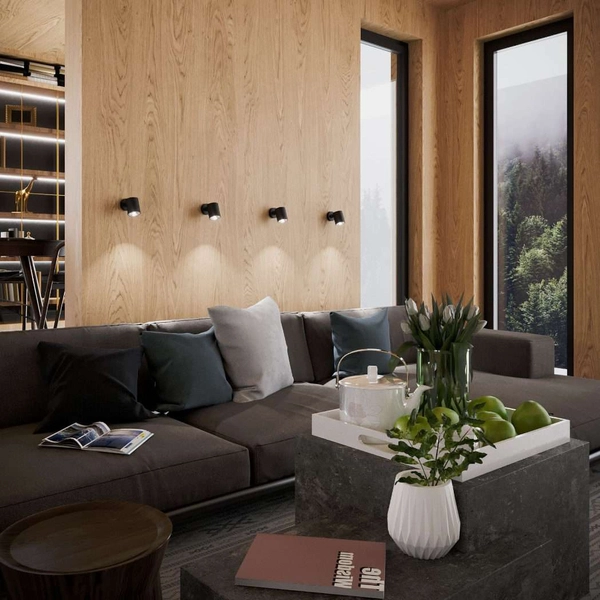 Regulowana LAMPA sufitowa SNOW LP-731/1W BK Light Prestige metalowa OPRAWA spot reflektorek tuba czarna