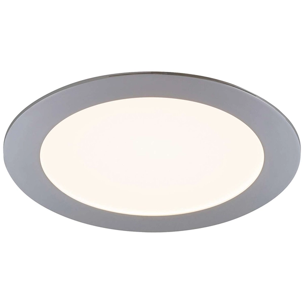 Łazienkowa LAMPA sufitowa LOIS 5589 Rabalux okrągła OPRAWA wpust LED 12W 3000K IP44 chrom