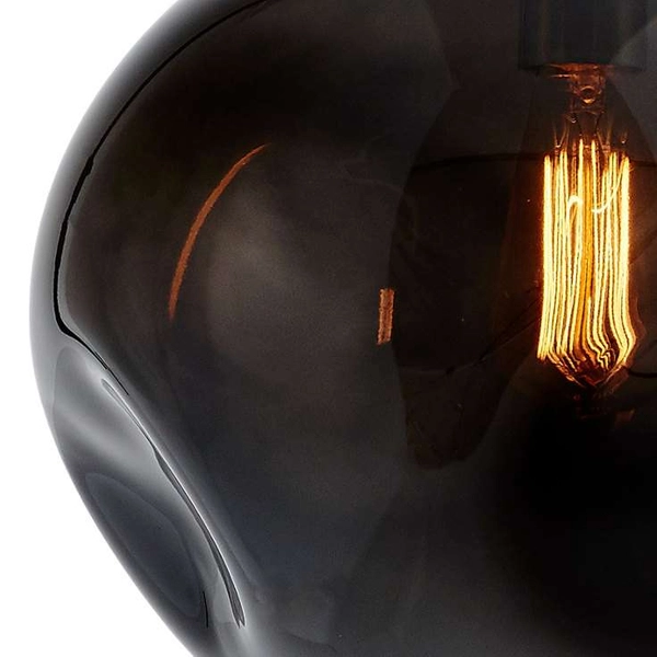 LAMPA wisząca AVIA 10424308 Kaspa szklana OPRAWA zwis kaskada grafitowa