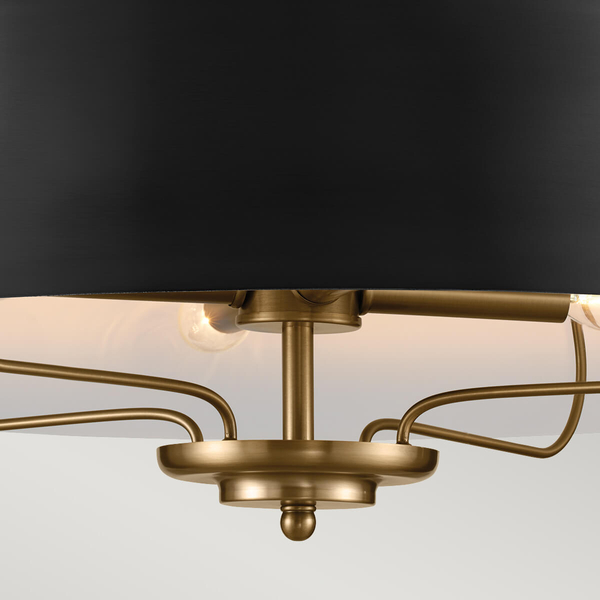 Wisząca lampa nad stół Luella KL-LUELLA-4P-BKB Kichler metalowa czarna