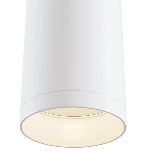 Wisząca lampa szynowa jednofazowa Track TR008-1-GU10-W sopel biała