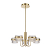 Wielopunktowa lampa wisząca Tiara PND-77362-5-40W-GD Italux LED 40W 3000K złota