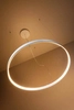 LAMPA wisząca RIO TH.103 okrągła OPRAWA metalowy ZWIS LED 70W 3000K ring czarny