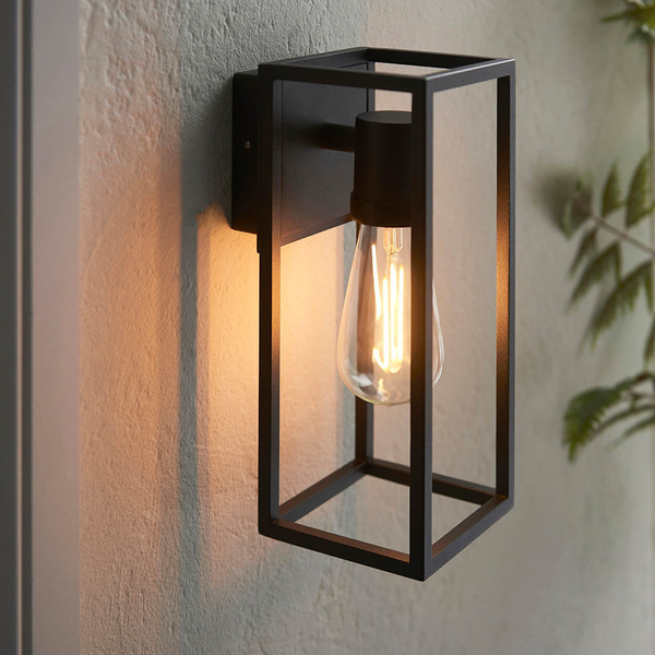 Zewnętrzna lampa ścienna Herbert 91993 IP44 metalowa czarny