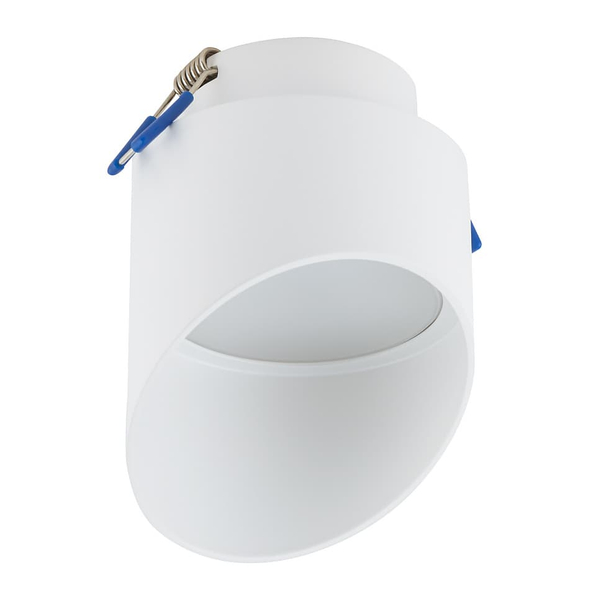Okrągła lampa sufitowa tuba Hvar 10488 Nowodvorski podtynkowa biała