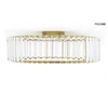 Jadalniany plafon Crown MSE010100366 Moosee LED 24W 3000K crystal złoty przezroczysty