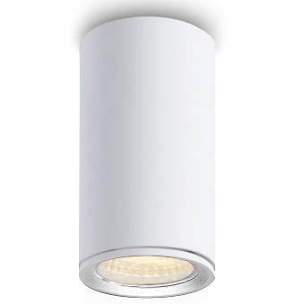 Lampa sufitowa do ogrodu Leja 818301102 Elkim LED 5W 3000K downlight IP65 biały