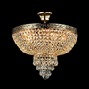 Pałacowa LAMPA plafon PALACE DIA890-CL-05-G Maytoni sufitowa OPRAWA kryształowa plafoniera ampla glamour mosiądz