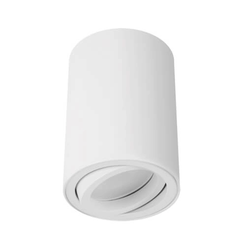 Downlight LAMPA sufitowa BEMOL 03537 Ideus natynkowa OPRAWA metalowy spot tuba biała