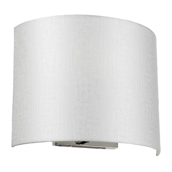 Ścienny kinkiet materiałowy Cooper DL-COOPER-M-IV-PC chrom biały