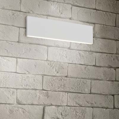 Biała lampa ścienna TERMINUS DL931225172 kinkiet LED 12W 3000K do holu