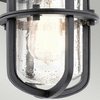 Lampa zewnętrzna naścienna KL-SURI-S Kichler outdoor szklana czarna