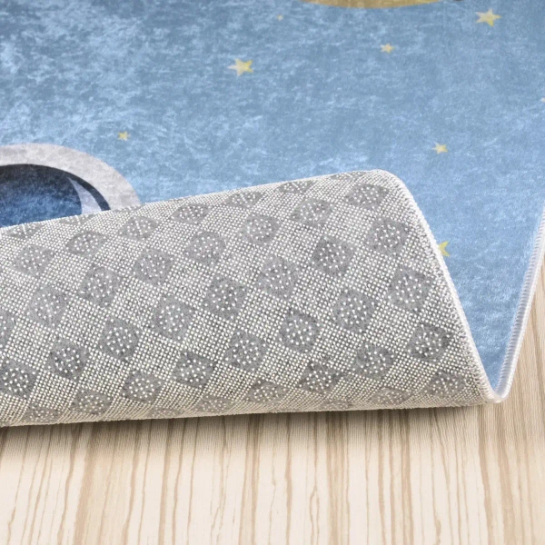 Prostokątny dywan dziecięcy Kosmonauta 322890 kosmos kolorowy