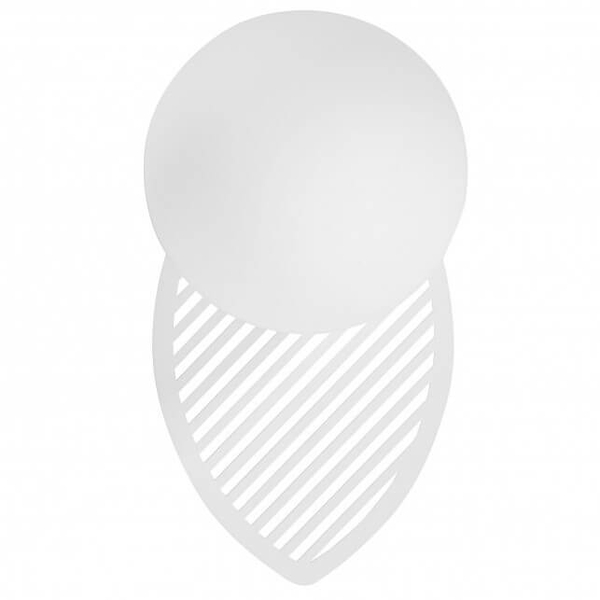 Kulista ścienna lampa do łazienki Fyllo FYB110S0 okrągła IP44 biała