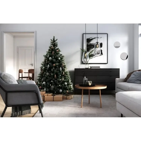 Jadalniana lampa ścienna Ring okrągła LED 15W 3000K czarna