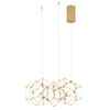 Lampa wisząca ASIS LE42727 LED 21.6W 3000K geometryczny wzór złota