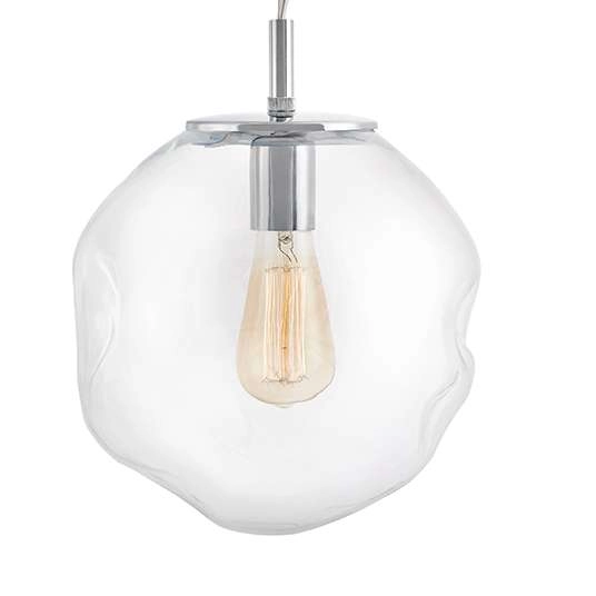 LAMPA wisząca AVIA M 10412109 Kaspa szklana OPRAWA zwis przezroczysty