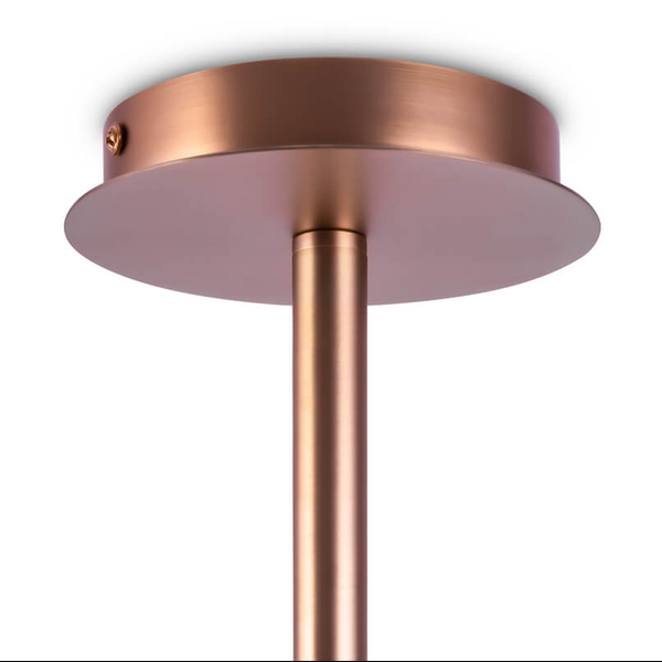 LAMPA sufitowa ERICH MOD221-PL-08-G Maytoni modernistyczna OPRAWA plafoniera molekuły szklane kule miedziana