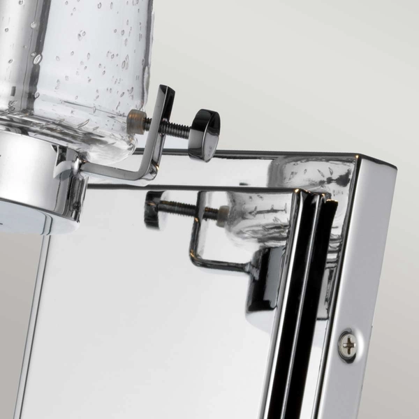 Kinkiet na ściane Alton KL-ALTON1-BATH-CH Kichler szkło IP44 chrom