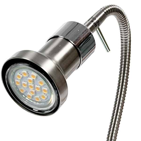 Biurkowa lampa Arkon 41-60020 z klipsem do czytania satyna chrom