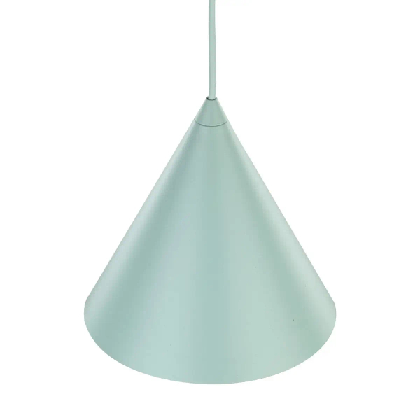 Salonowa lampa wisząca CONO 10074 stożkowa miętowy