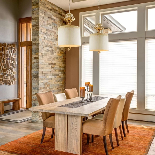 Dekoracyjna lampa wisząca Trellis FB-TRELLIS-P Elstead beżowa srebrna