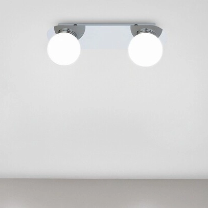 Łazienkowa LAMPA sufitowa BECCA 2111 Rabalux szklana OPRAWA kule balls IP44 białe chrom