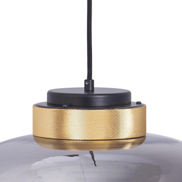 Wisząca lampa Boom 9969P/B Step LED 24W 3000K okrągła mosiądz dymiona