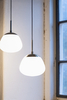 Szklana lampa wisząca Rise 108548 Markslojd klasyczna biała złota