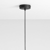Lampa wisząca RIVA 1086G1 Aldex metalowy zwis do salonu biała kula