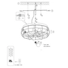 Loftowy wentylator TRONDHEIM R61095032 RL Light plafon druciany czarny