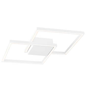 Przysufitowa lampa salonowa Paso squares LED 42W 3000K biała