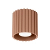 Ryflowana tuba sufitowa AURA mocca SL.1804 GU10 metalowa