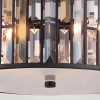 LAMPA sufitowa GEMMA HK-GEMMA-F-VBZ Elstead HINKLEY metalowa OPRAWA plafon kryształy brąz bursztynowe przezroczyste