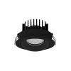 Wpuszczane oczko sufitowe MALLORCA czarne LE61579 LED 12W 3000K IP65 na taras