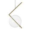 Kulista lampa wisząca Echo MSE1501100166 Moosee LED 3W 3000K szklana złota