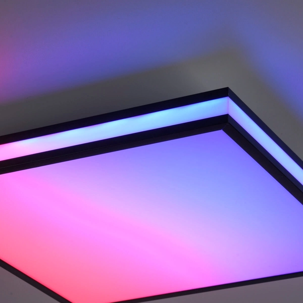 Plafon sufitowy Mario 14110-18 LED 25W 2700-5000K+RGB na pilot czarny