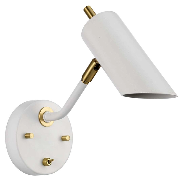 LAMPA ścienna QUINTO QUINTO1-GPN Elstead metalowa OPRAWA kinkiet industrialny szary polerowany nikiel