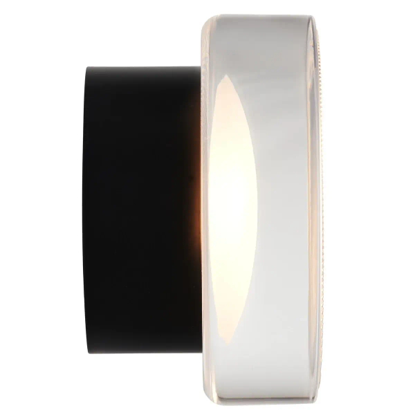Okrągła lampa ścienna CARMELLO ST-DL-8535 black LED 2,5W 3000K czarna