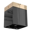 Nasufitowa lampa Cubo Nero Gold OR86300 downlight czarny złoty