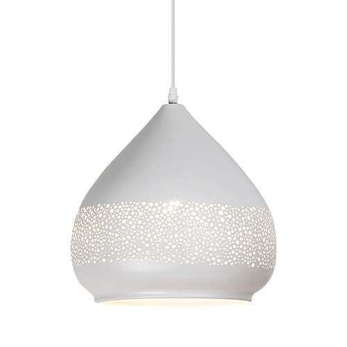 LAMPA wisząca KAIA 2279 Rabalux ażurowa OPRAWA zwis vintage biały