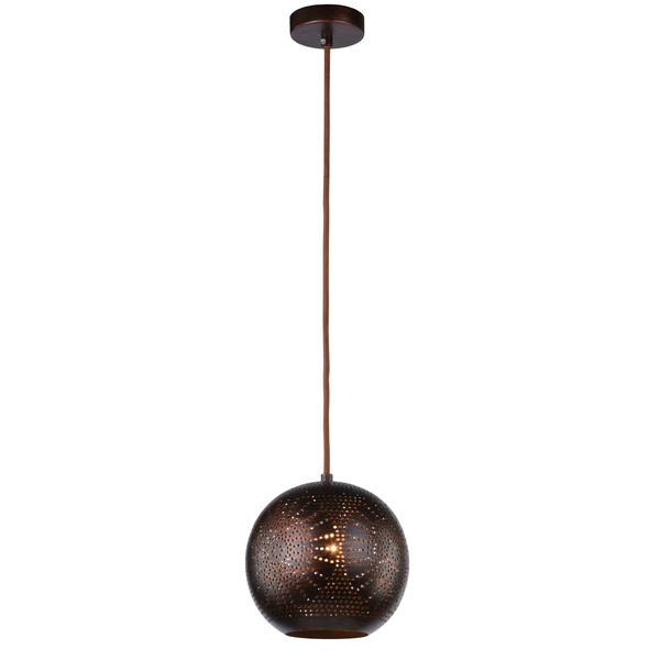 Orietalna lampa wisząca SFINKS 31-43276 marokański kula ball jasnobrązowa